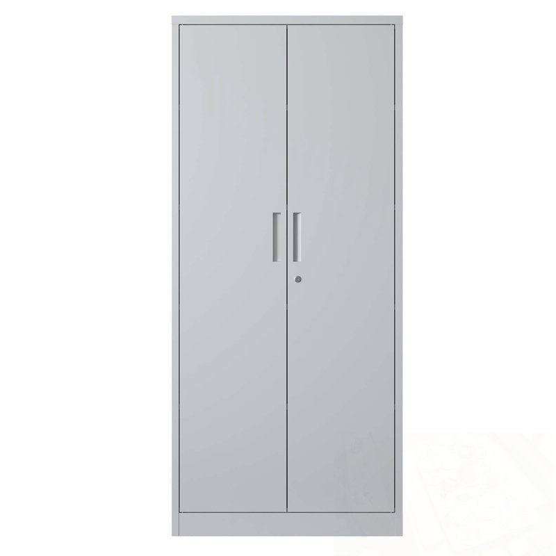 Metal Storage Cabinet with Doors and 3 Adjustable Shelves