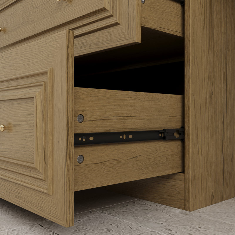 126 " W Modular Wardrobe, Wood