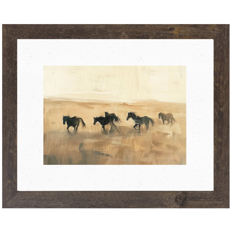 Cheval, cheval, cheval, décor artistique, H 13 po x l 16 po