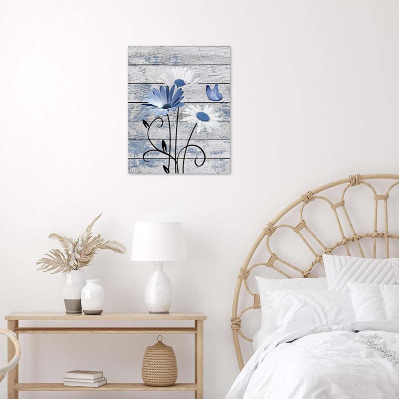 Wrapped Canvas Print, 40 cm H x 30 cm W, Navy