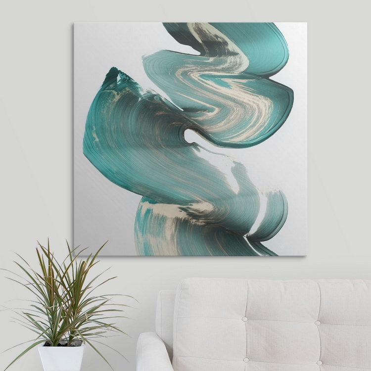 'Swirl I' PI Studio Painting Print, 20" H x 20" W x 1.5" D, Canvas