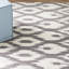 Tapis gris doux / blanc-19341584
