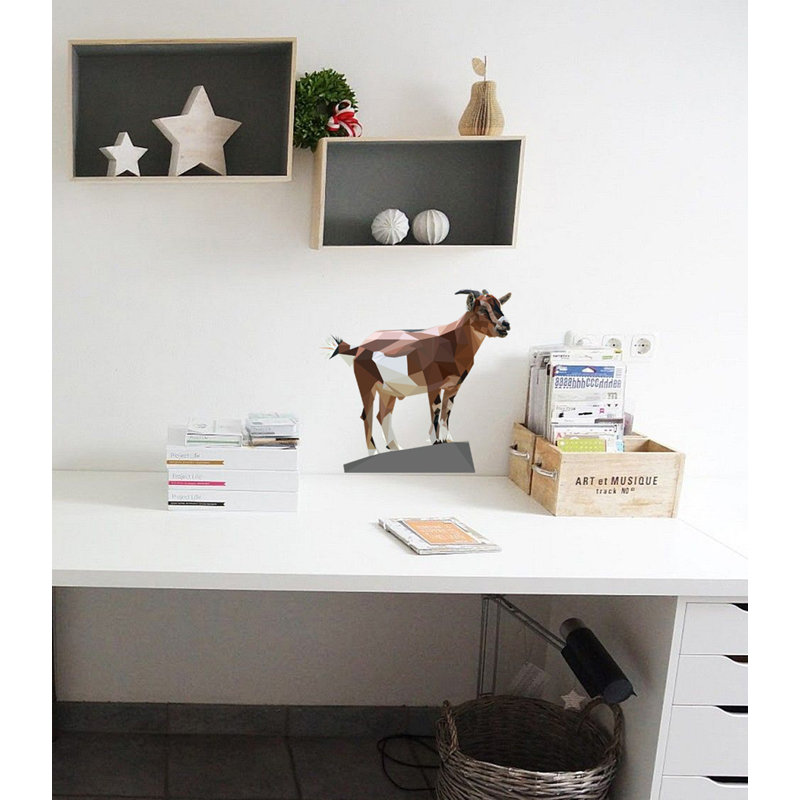 Animals Wall Decal, 10" H x 10" W
