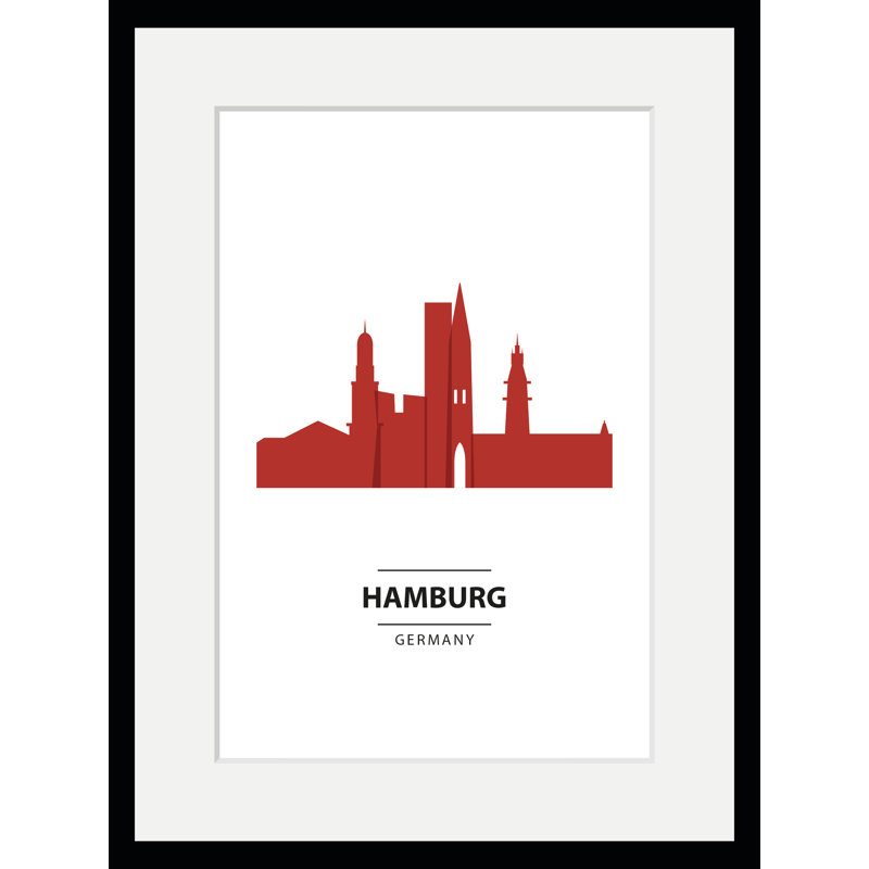 Hamburg - Single Picture Frame Print