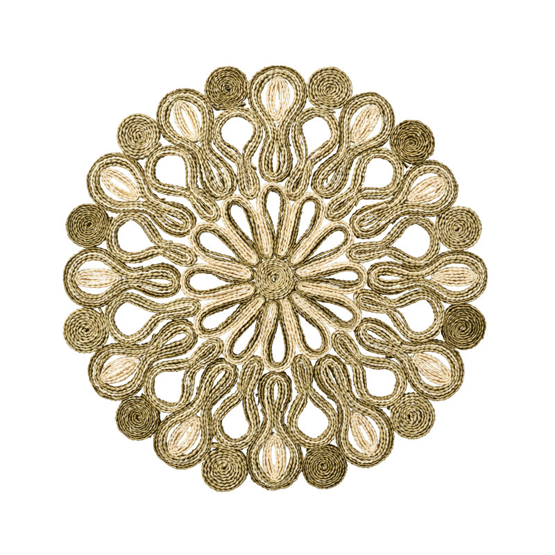 Marisol Placemat, Ivory/Sage