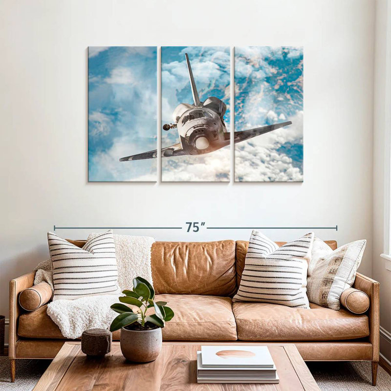 Oberle Spacecraft Ascent, 36" H x 57" W