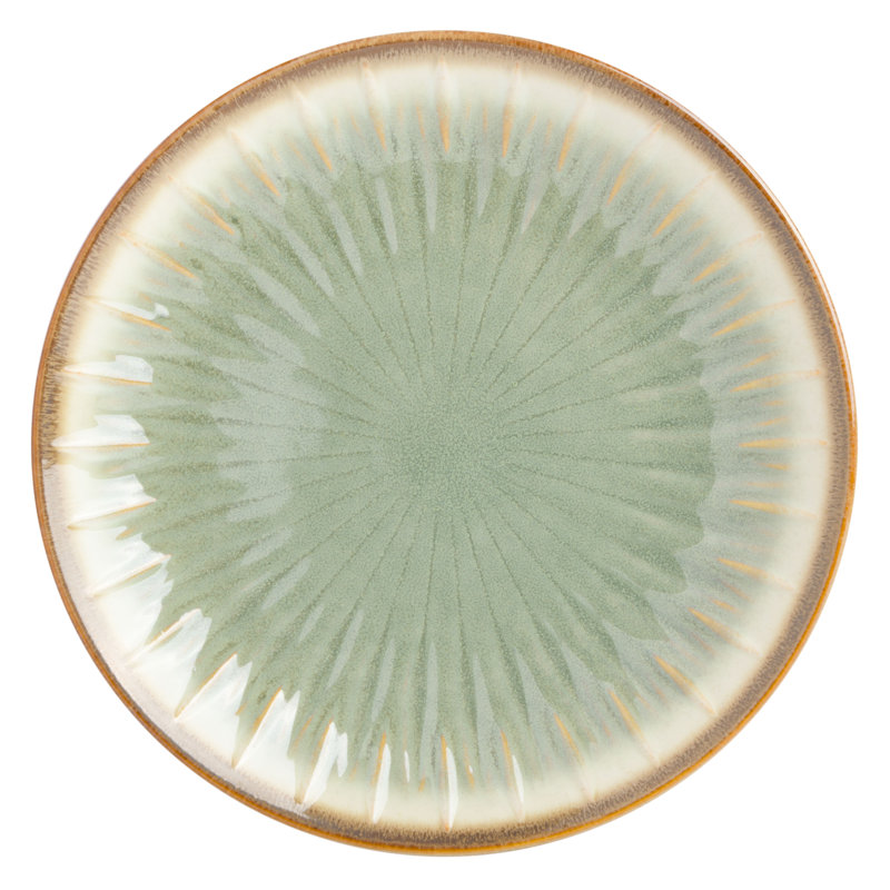 Mayfair Bay 16 Piece Dinnerware Set, Service for 4, Green