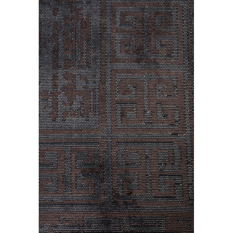 Rapture Gray/Brown Camouflage Luxury Area Rug, Rectangle 7'10" x 11'2"