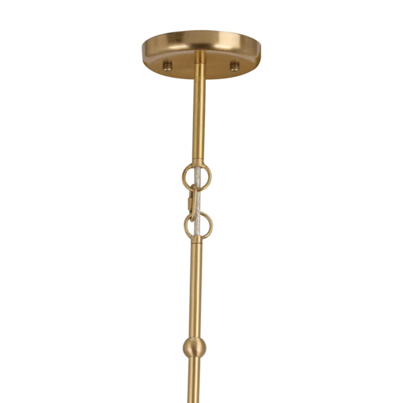 Luminaire suspendu à 1 lumière, Laiton