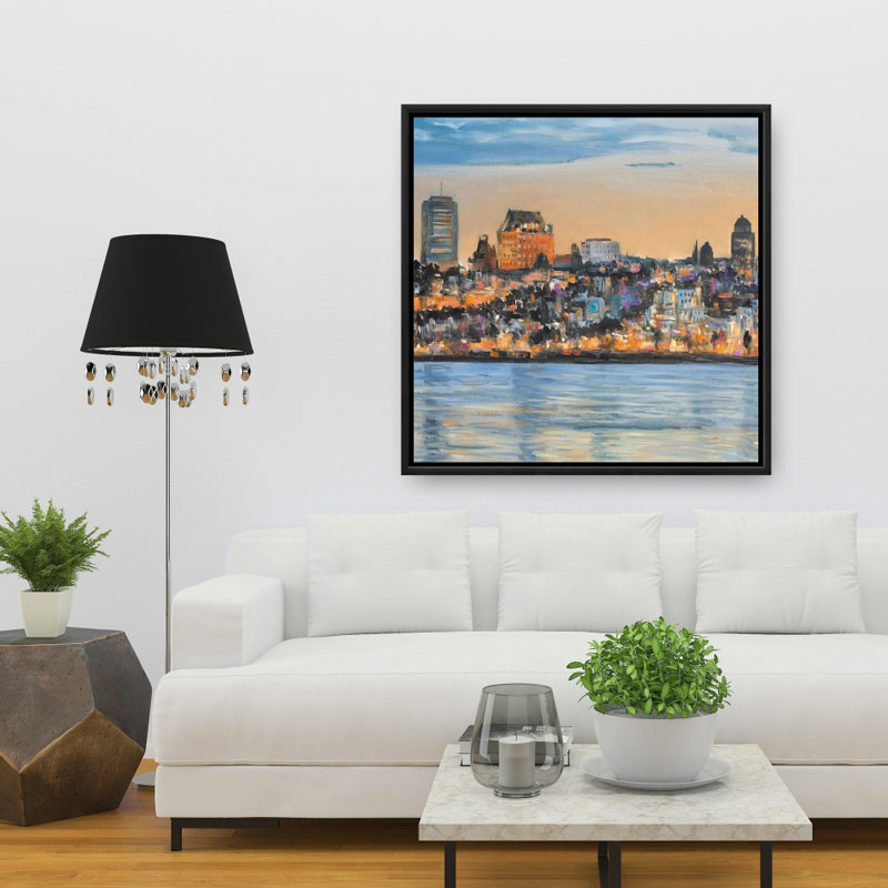 "Horizon de Québec" sur toile