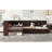 L-Shaped Twin Platform Bed With Trundle, Storage Drawers, And Shelves, Solid Wood Construction, No Box Spring Needed, Espresso Finish-1638620868