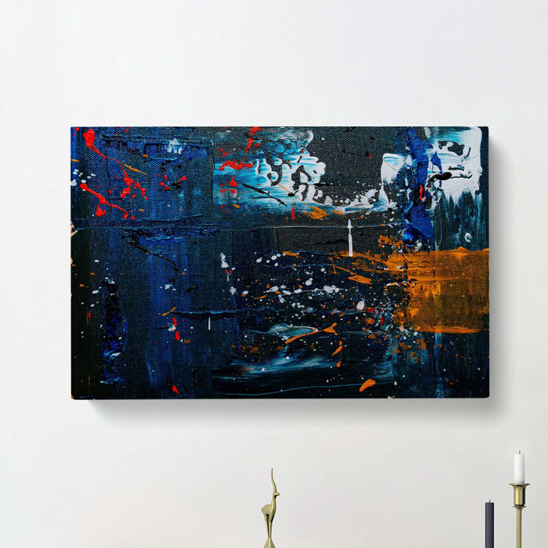 Abstract Art Painting Vol.400 by S.Johnson - Wrapped Canvas, 60cm H x 91cm W x 3cm D