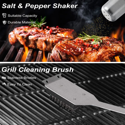 Stainless Steel Dishwasher Safe Grilling Tool Set