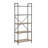 Itzel Antique Oak & Sandy Gray Finish Bookshelf