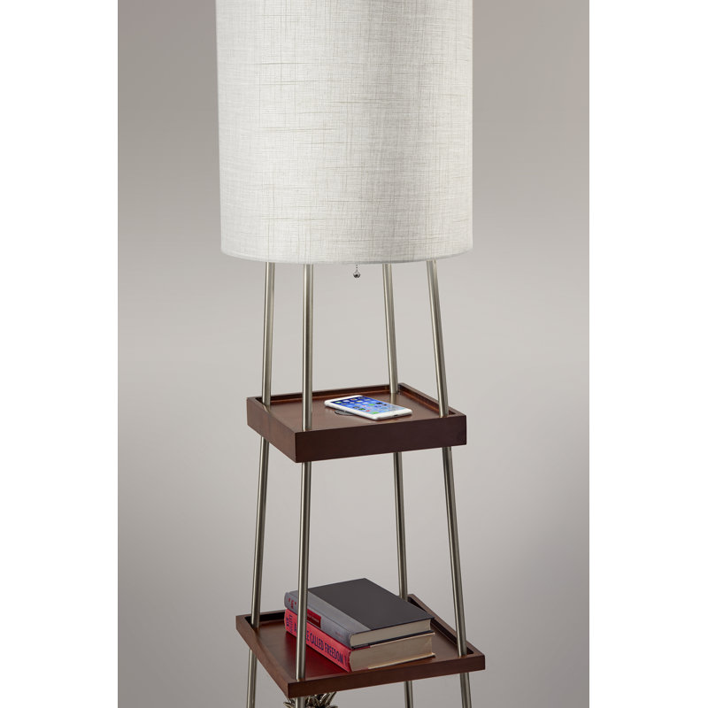 Shaan 63'' Column Floor Lamp with USB