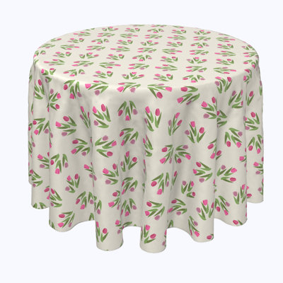 Arshpreet Floral Round Tablecloth