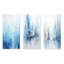 Azure Ascent Skycrapers Harmony - ensemble abstrait d'art mural en métal de 3-1759865742