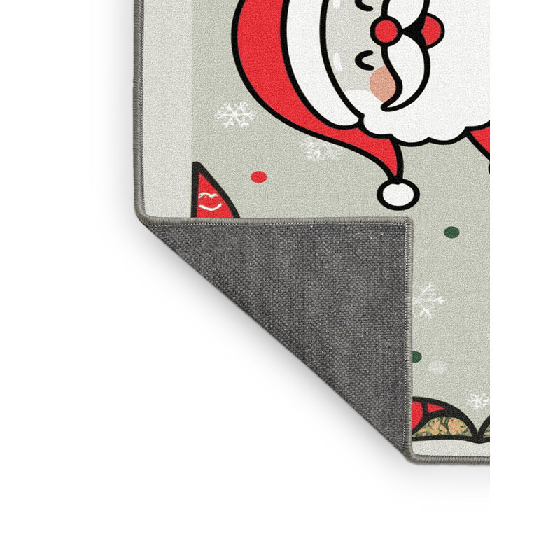 Tapis vacances de Noël The Holiday Aisle®, Rectangle 5 pi x 7 pi