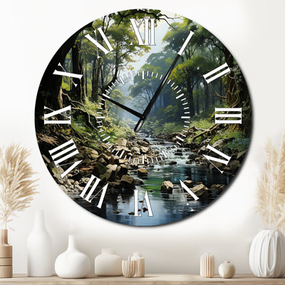 Horloge murale Gentle River