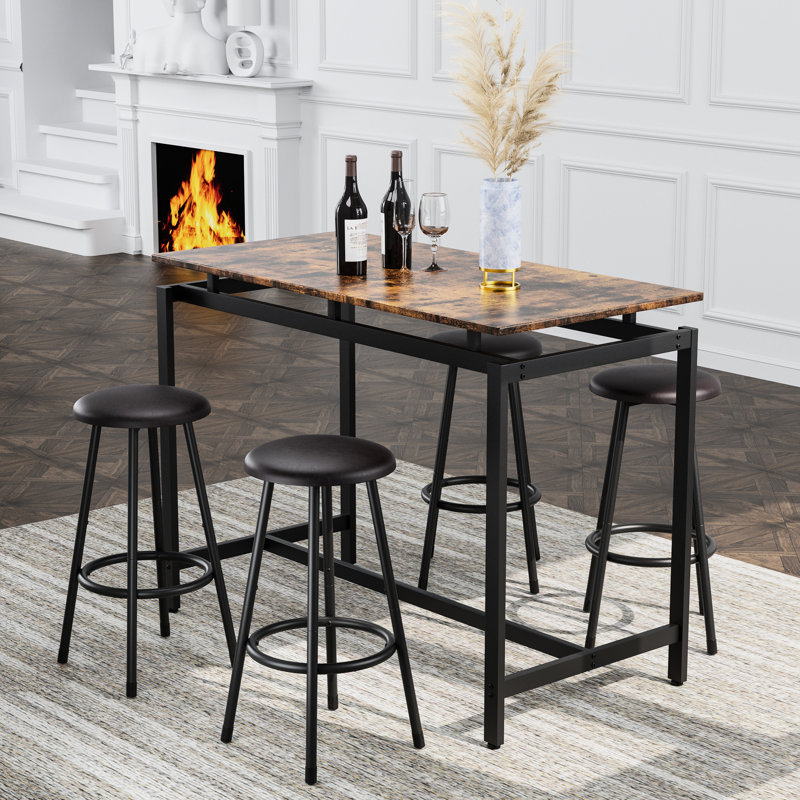 Meuble de cuisine rustique brun - 5 repas, style brun, fabrication