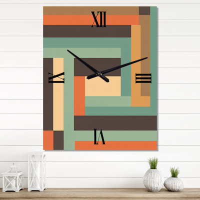 Horloge murale rétro Mid-Century