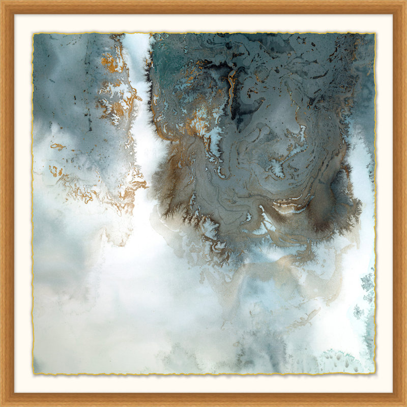 Lumière - Peinture encadrée sur papier