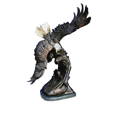 Linneman Animals Weather Resistant Metal Garden Statue