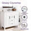 Meuble-lavabo simple 36 po avec 2 portes et tiroirs à fermeture douce-1520669908