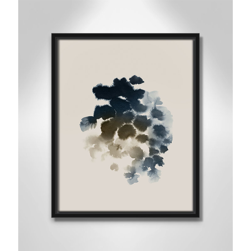 «Emerald Azure II» par Casa Fine Arts, Noir, H 15,5 po x l 12,5 po