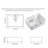 KARAMAG Small White Vessel Bathroom Sink With Faucet Hole In White Porcleain Ceramic For Tight Bathroom Rvs Room
