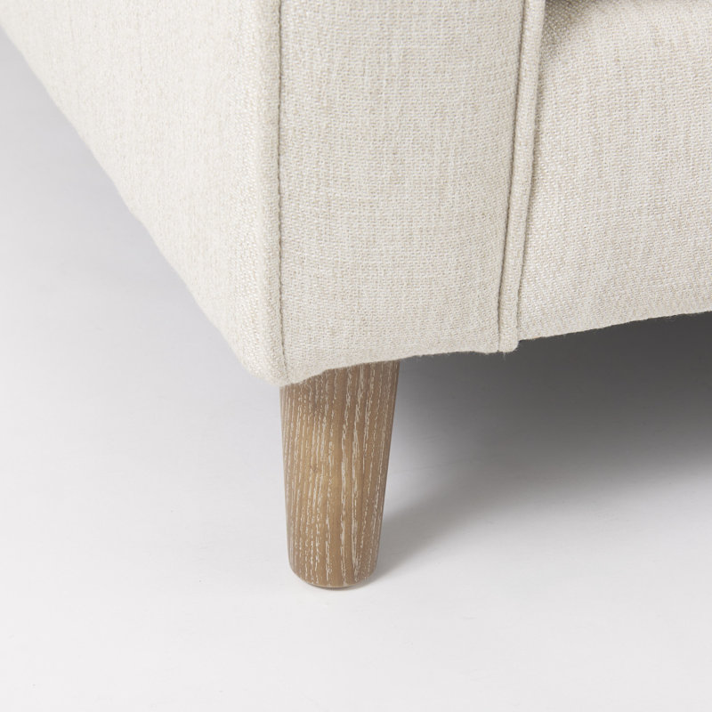 Fauteuil de 40,7 po de largeur Stephon, Crème, crème