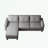 Matteus Upholstered Sectional Left Hand Facing-1404404849