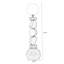 Structure en fer sans lampe sur pied en plastique pour la maison
