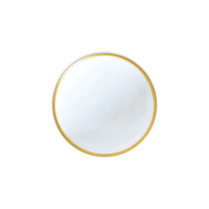 Golden Edge Bone China Appetizer Plate