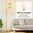 Adjustable Glass Floor Lamp