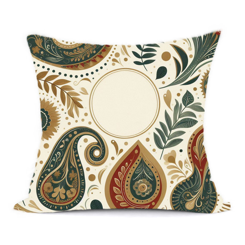 Abstract Reversible Throw Pillow