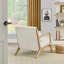 Chaise d'appoint de style moderne Mid-Century avec coussin lombaire amovible-180654443