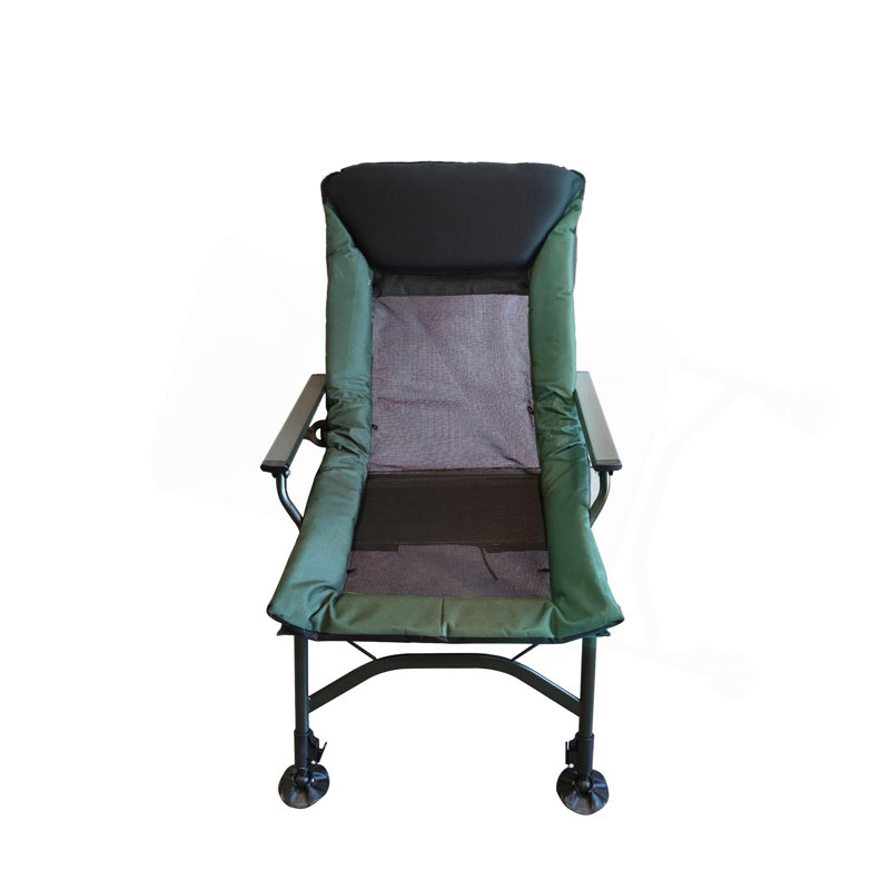 Méridienne de camping, Noir/vert