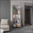 Stylish Matt Gray And White 5-Shelf Bookcase With Spacious Storage For Modern Interiors