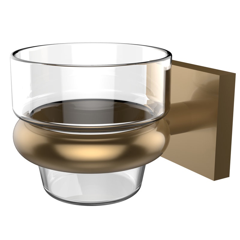 Haranu 2.5'' H Metal Wall Votive Holder, Brushed Bronze