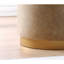 Pouf luxueux en velours gris clair de 19,7 po x 17,7 po | Revêtement 100% velours, éponge orthopédique 2,4 pouces | Élégant design baroque et bohémien, pieds en bois, supporte jusqu'à 352 lb | Parfait pour les décorations glamour et hôtelières-1077945718