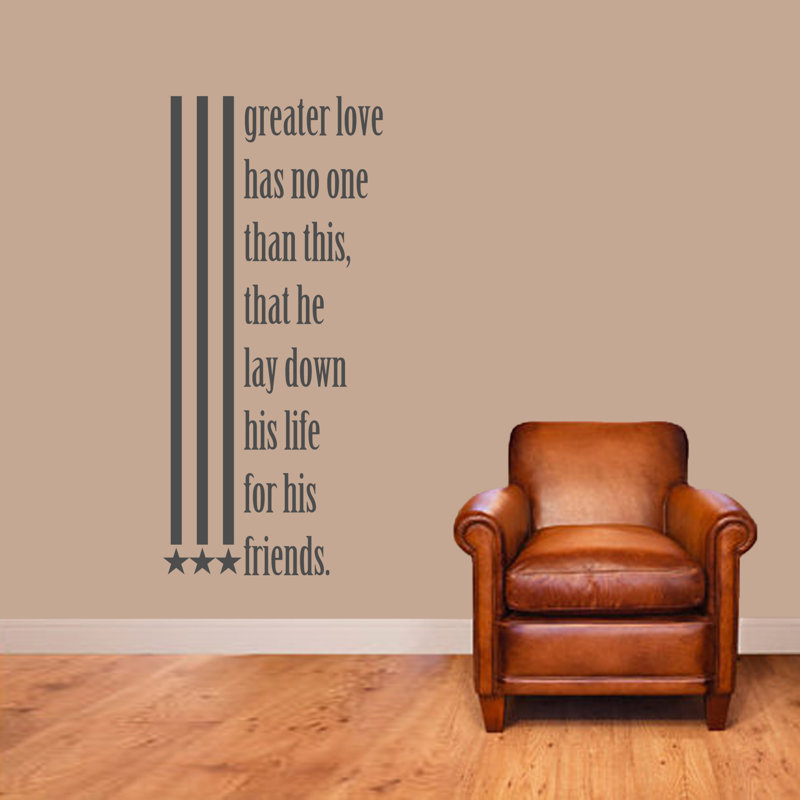 Text & Numbers Wall Decal, Dark Gray, Yes