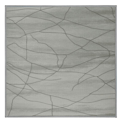 Machine Washable Abstract Brown Area Rug