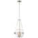 Brayden Studio Karle Polished Nickel With Clear Pendant Light
