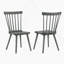 Ensemble de 2 pièces pour chaise de salle à manger rustique moderne de style campagnard au design rétro, facile à assembler-663200829
