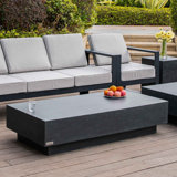 TEVERE Rectangular Concrete Coffee Table 152.4 x 76.2 x 35.6 cm