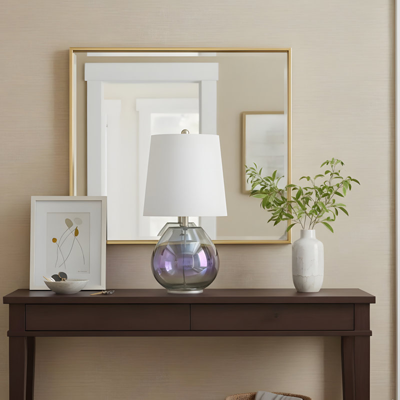 Ranier Iridescent Glass Table Lamp