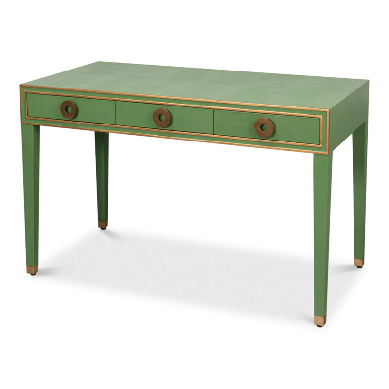 Shagreen Writing Desk, Green