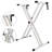 5 Core Piano Keyboard Stand Double X Heavy Duty 7 Adjustable Height & Width Digital Electric Synthesizer Music Stands-100435403