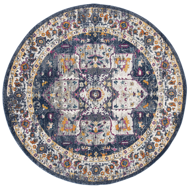 Balaton Performance Oriental Rug, Round 6'7"